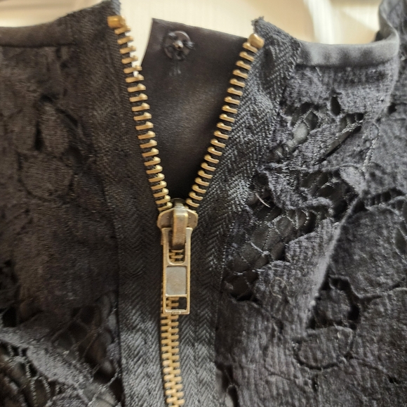 Adrianna Papell Black Lace Mini Dress - Picture 6 of 9